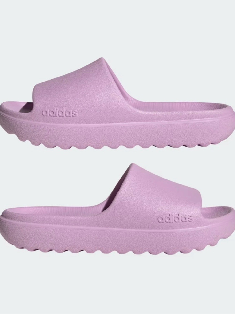Guaranteed Authentic adidas Adilette Lumia Slides in Bliss Lilac Women:10 Men:9